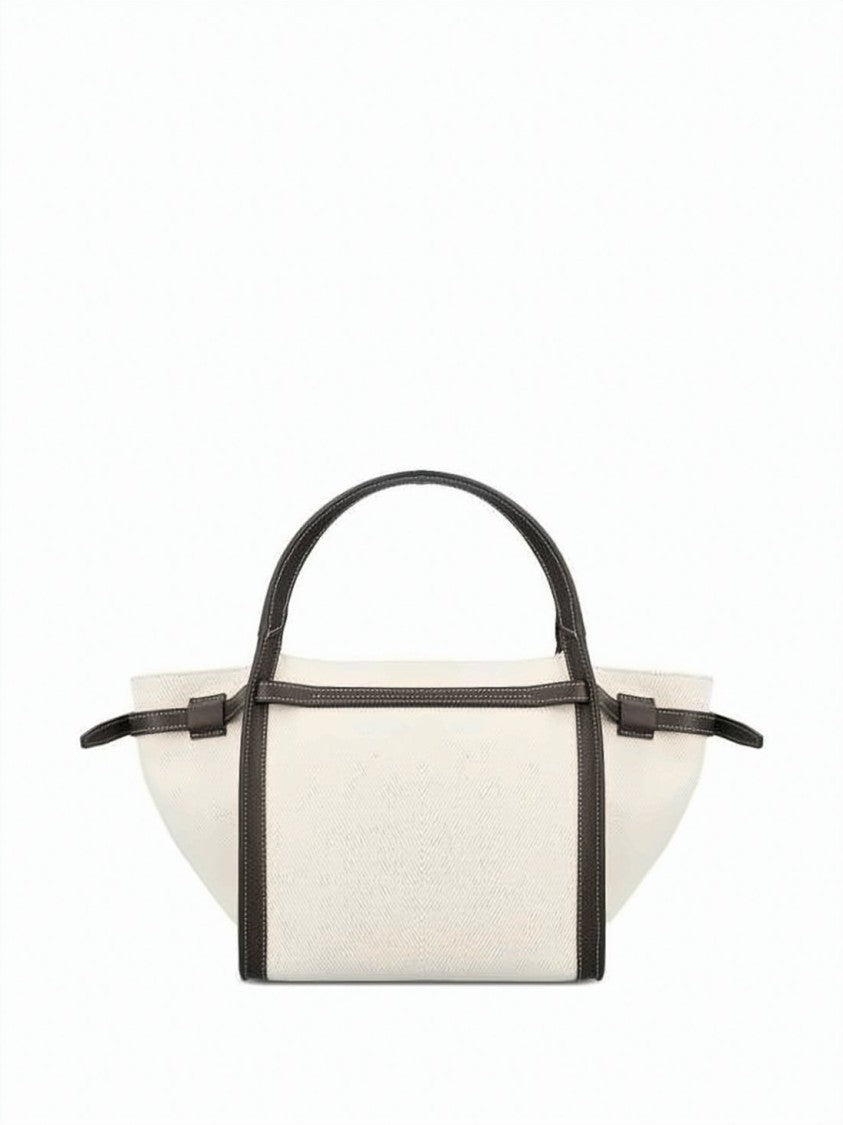 Tod's Structured Tote Bag With Smooth Leather Trim