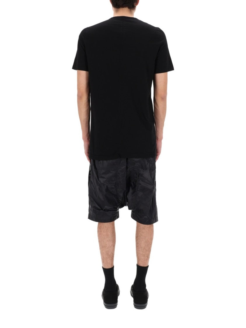 Drkshdw By Rick Owens Neutrals Level T Extended Strip T-Shirt