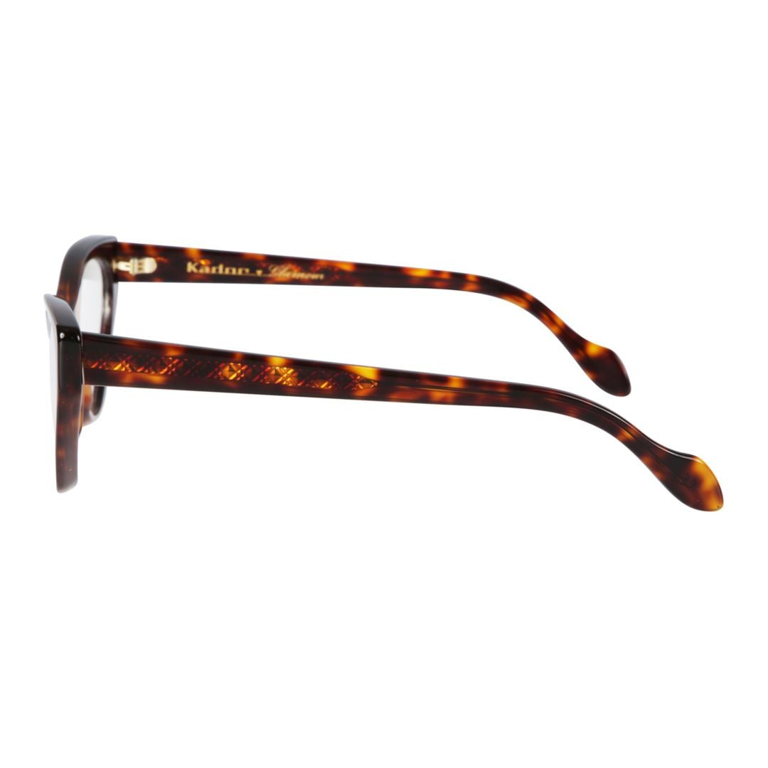 Kador Tortoiseshell Coachella Glamour Vintage Cat-Eye Sunglasses