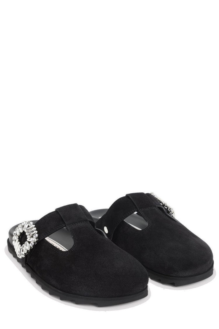 Roger Vivier Minimalist Black Flats With Rounded Toe And Low-Profile Sole