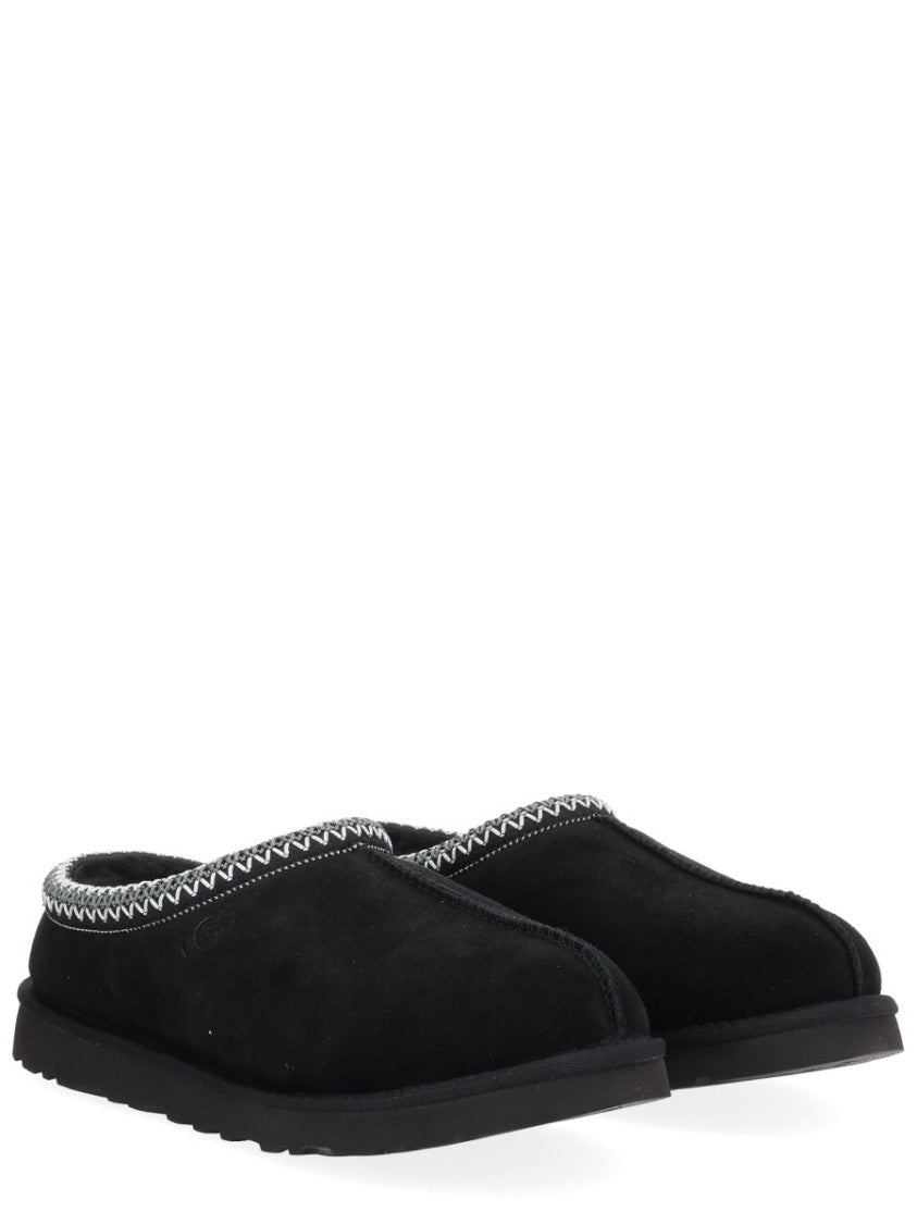 Ugg Slip-On Slipper With Decorative Zigzag Stitch And Textured Sole