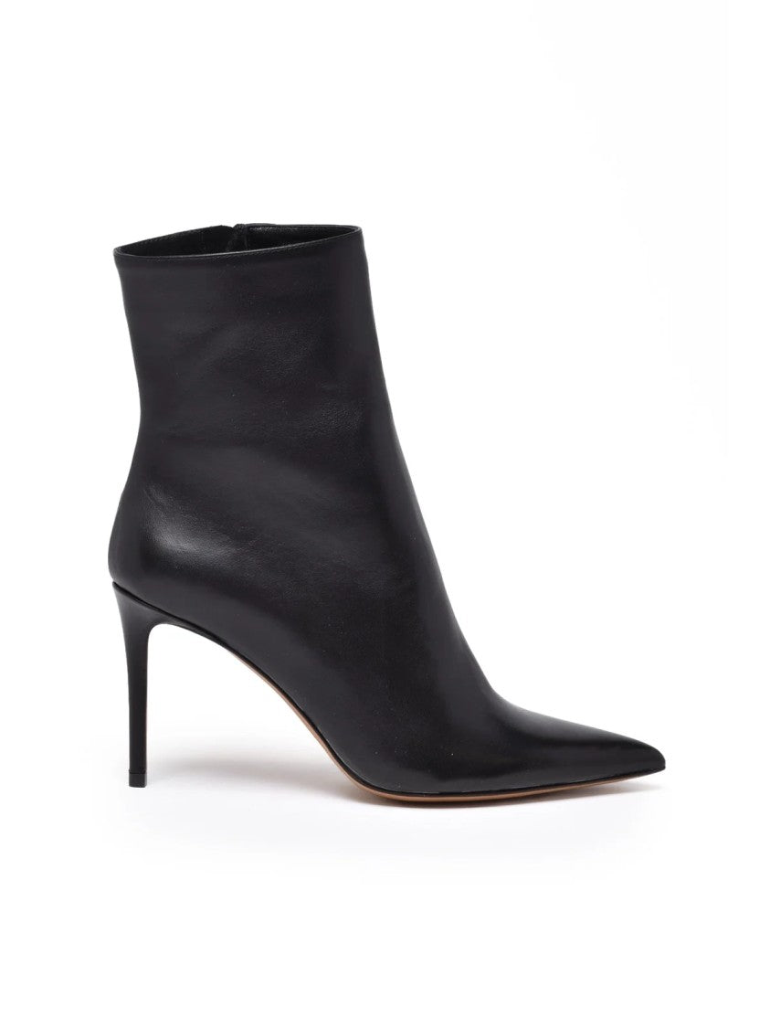 Castagna Black Leather Siviglia Boots