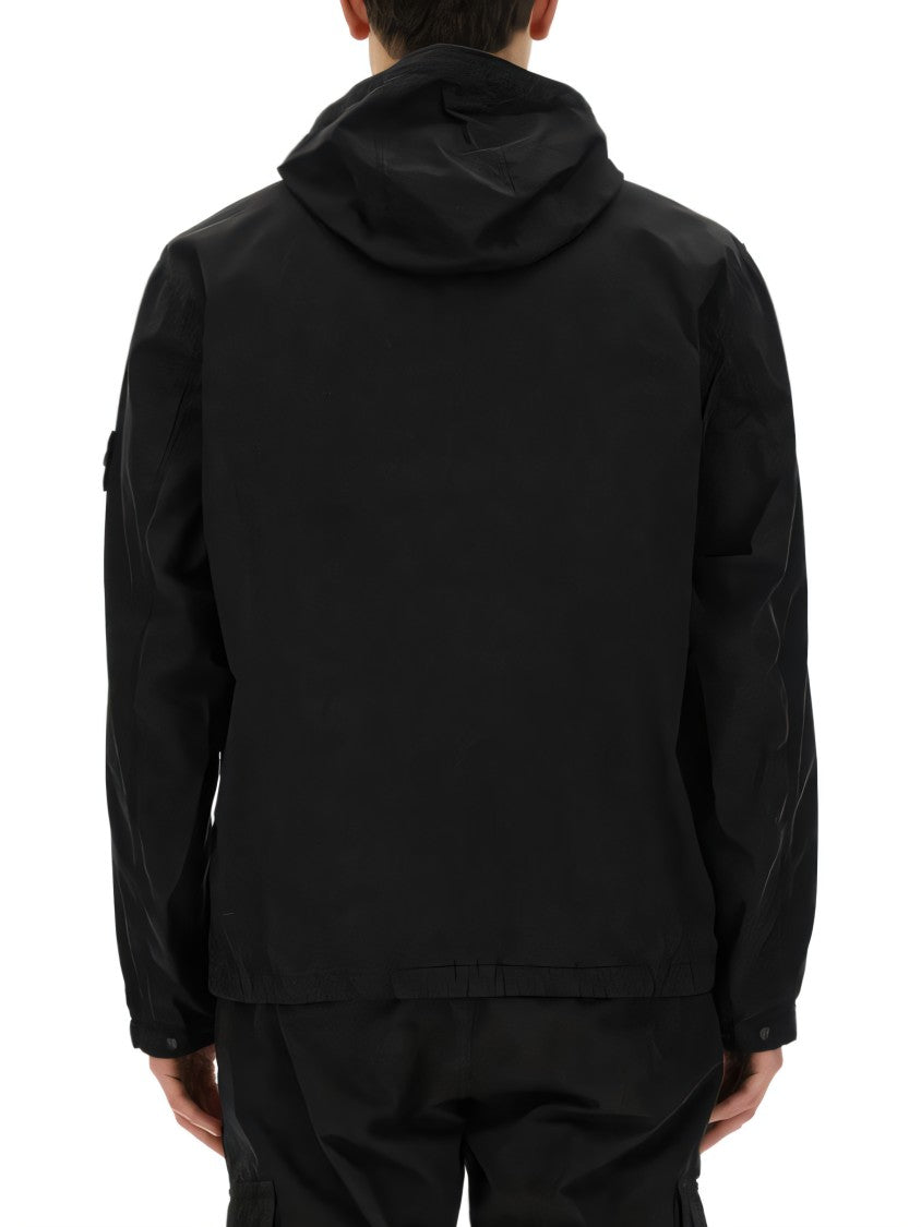 Stone Island Casual Black Hooded Jacket