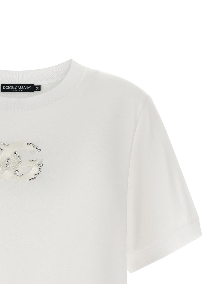 Dolce & Gabbana Logo Embroidery T-Shirt