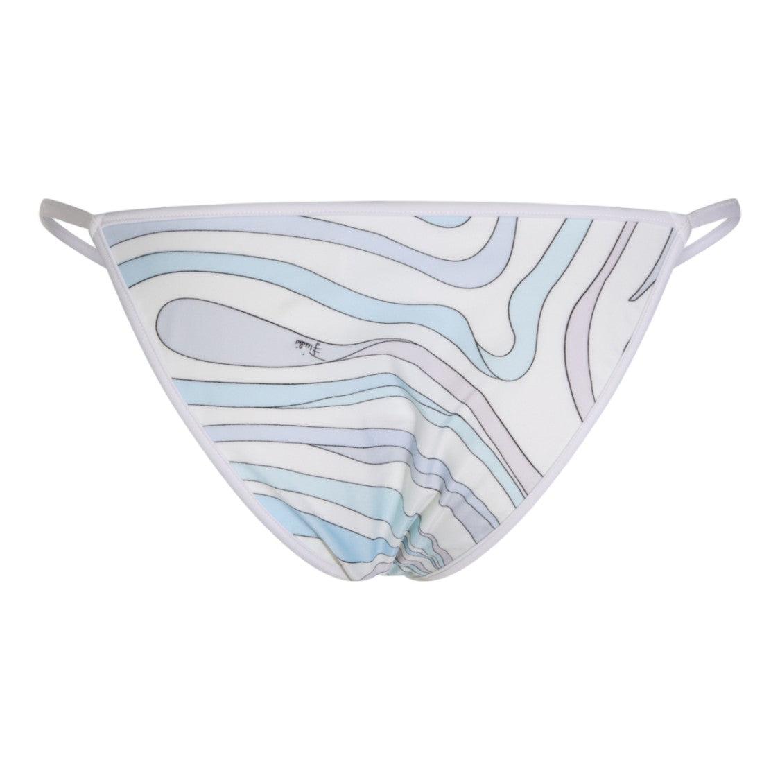 Emilio Pucci Abstract-Patterned Bikini Bottom With Minimalist Design