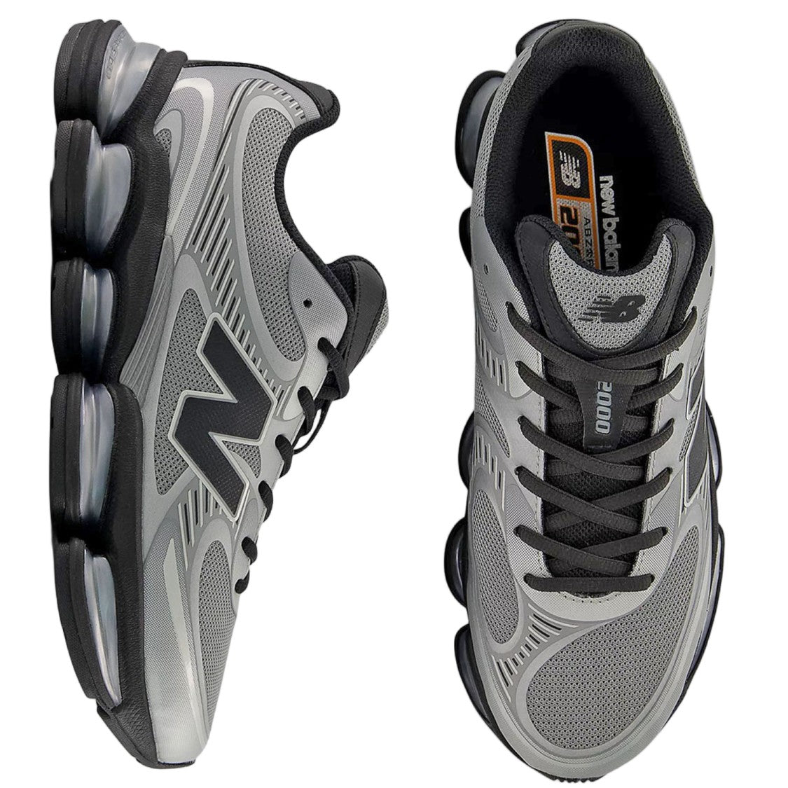 New Balance Gray Abzorb 2000W Mesh Stability Sneakers
