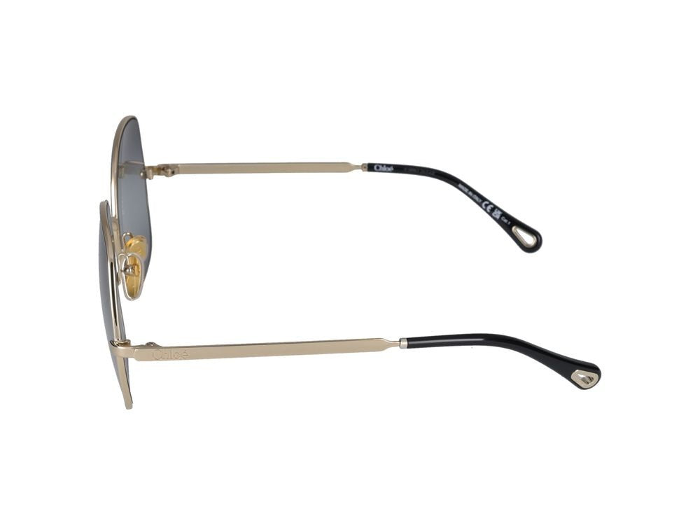 Chloé Sunglasses Ch0282s 001 Gold Gold Grey 60/17/140
