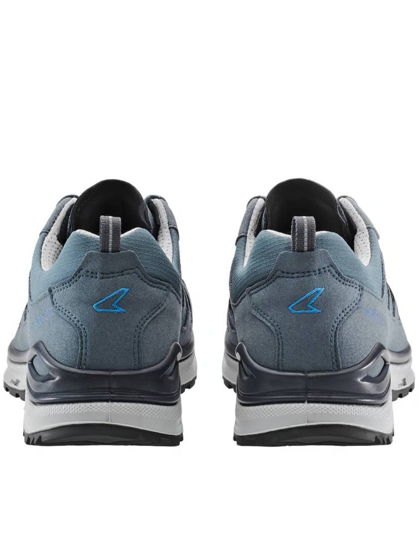 Lowa Low-Profile Lace-Up Shoes With Breathable Overlays And Textured Sole