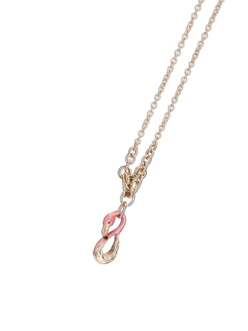 Chloé Multicolor Tropicus Enamel Brass Necklace