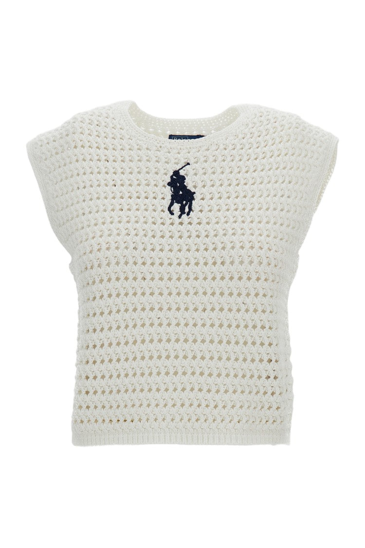 Polo Ralph Lauren Crochet Cotton Vest