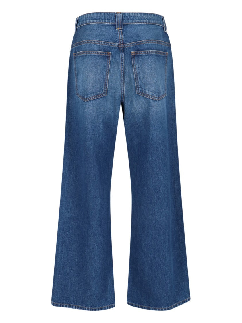 Khaite Straight Jeans – Blue