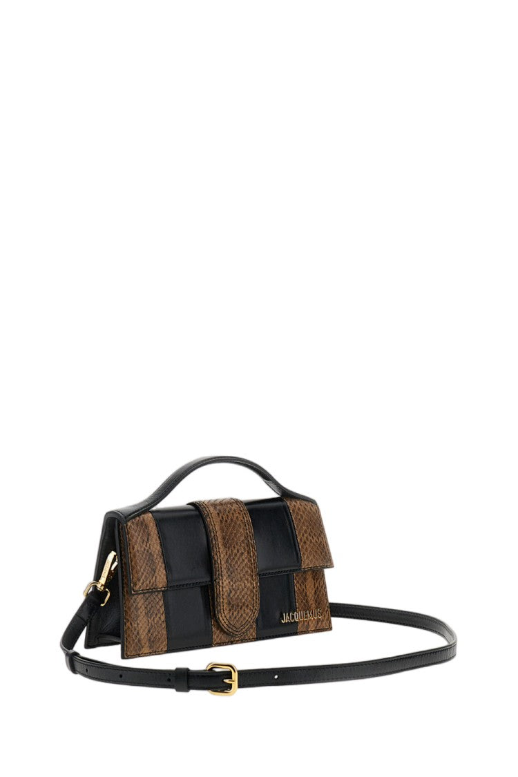 Jacquemus Le Grand Bambino Paneled Leather Shoulder Bag
