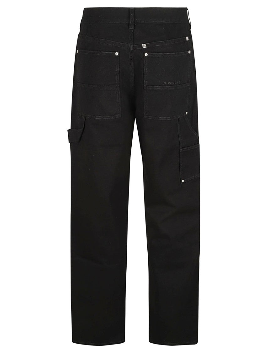 Givenchy Relaxed Fit Black Denim Jeans