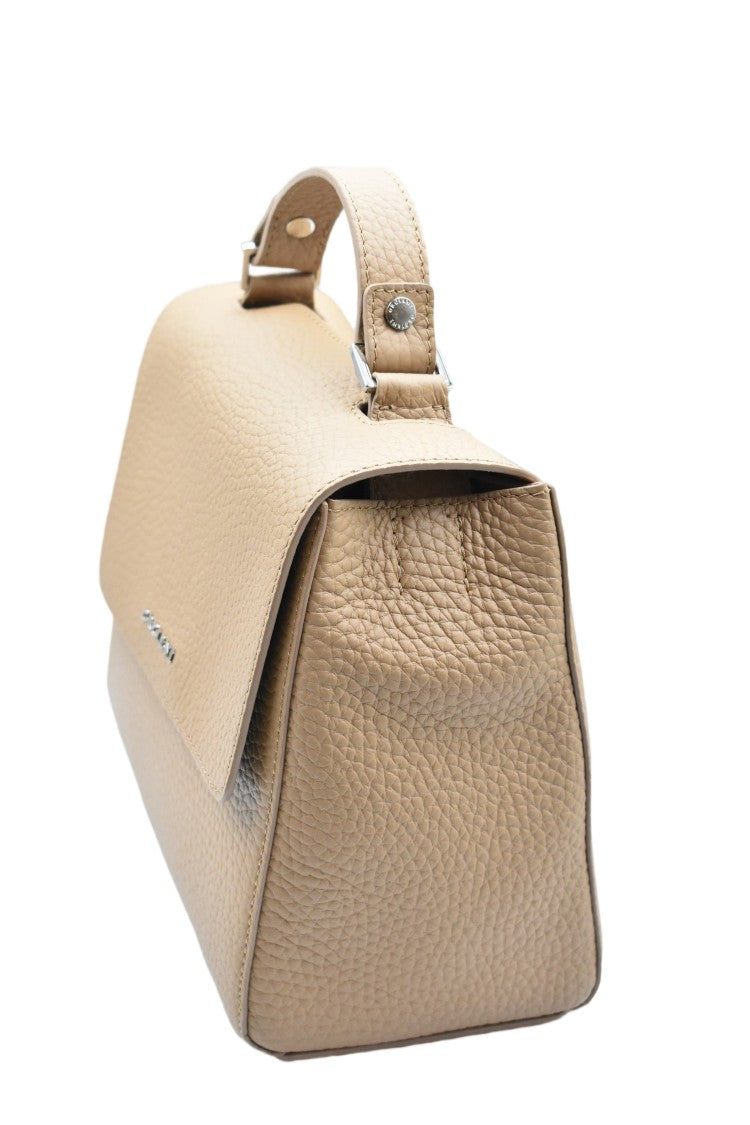 Orciani Beige Small Sveva Soft Hidden Handbag