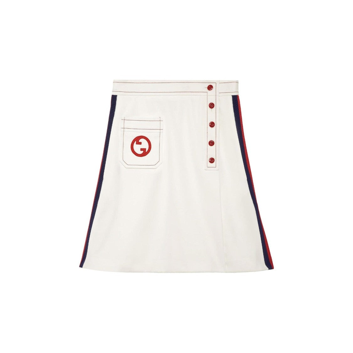 Gucci Interlocking G A-Line Skirt