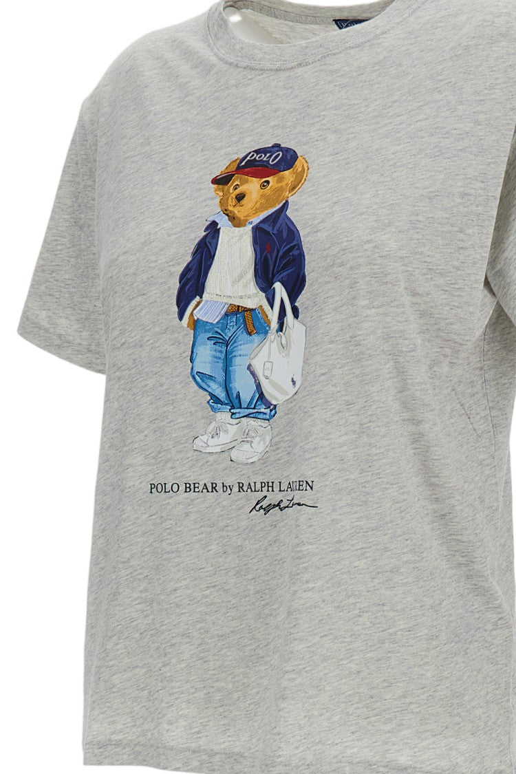 Polo Ralph Lauren Gray Cotton Crewneck T-Shirt