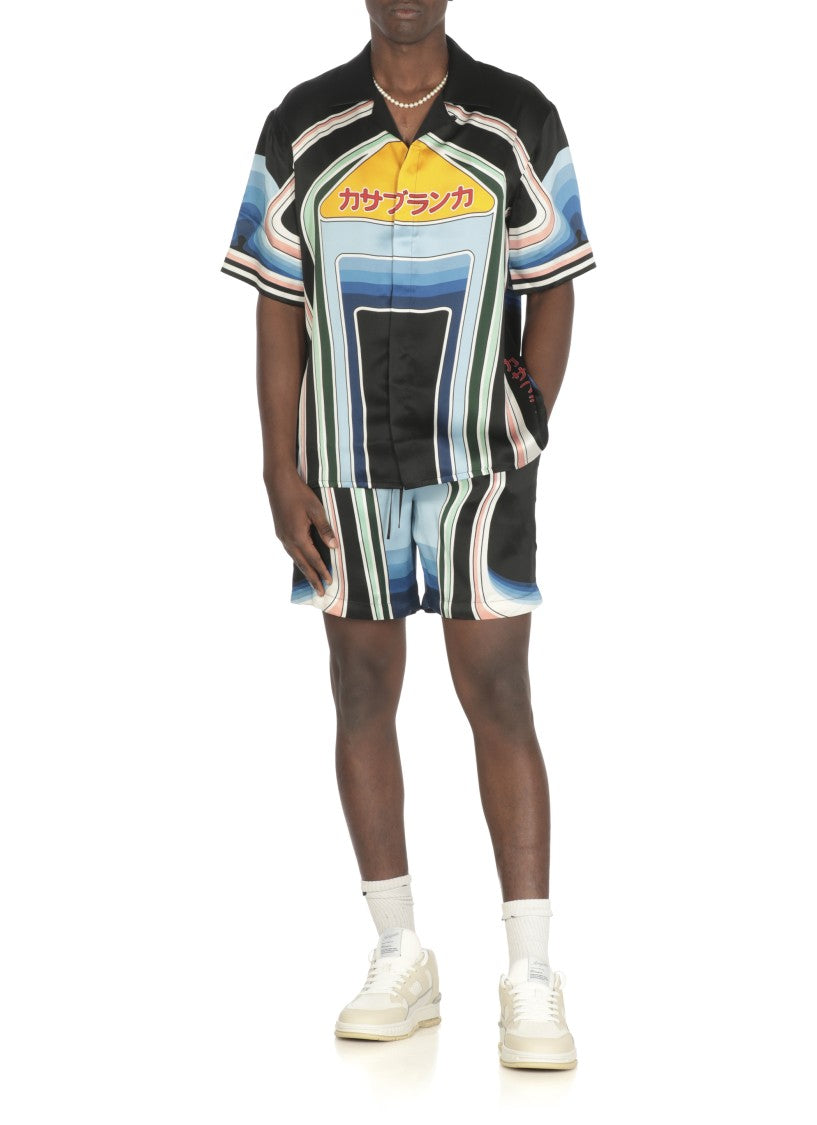 Casablanca Graphic Mountain Bermuda