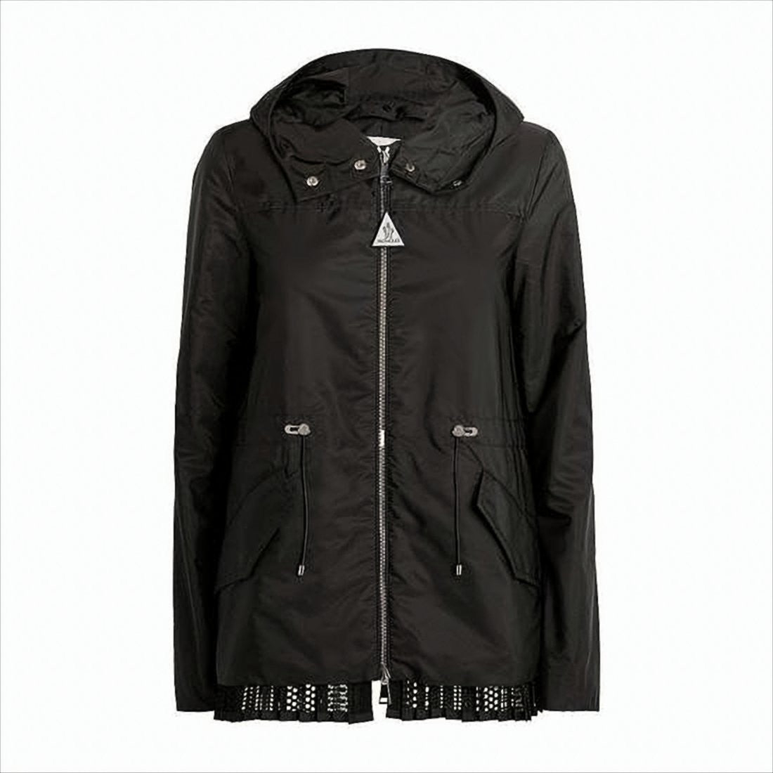Moncler Lightweight Black Moncler Jacket With Hood