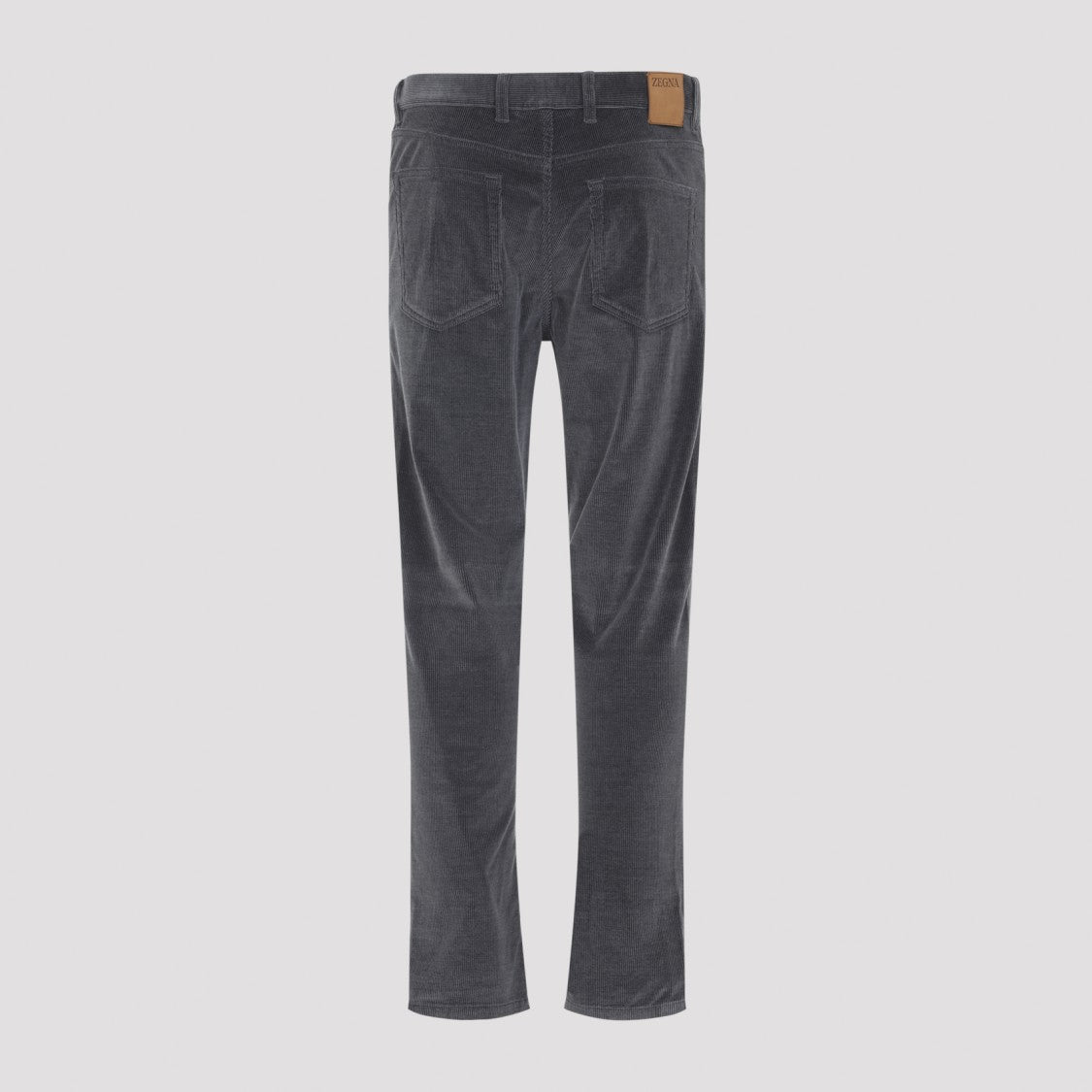 Zegna Dark Grey Cashco Corduroy Pants