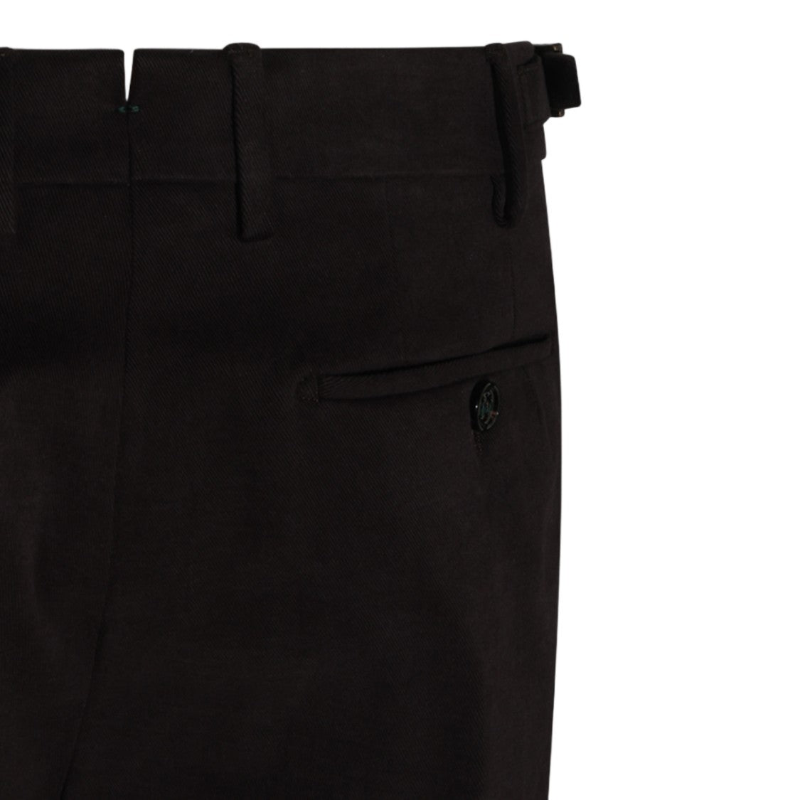 Berwich Black Slim-Fit Flat-Front Formal Pants