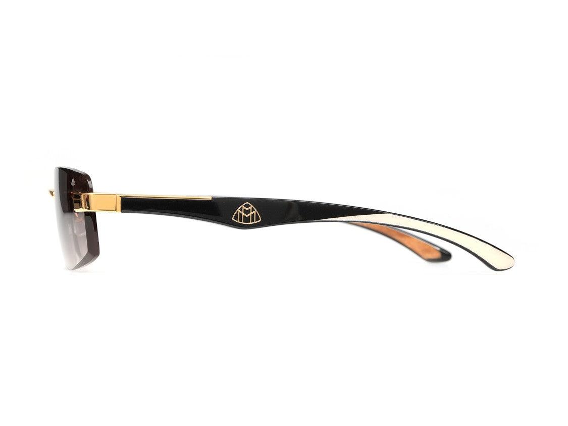 Maybach Gold The Artist Ii Gradient Square Sunglasses