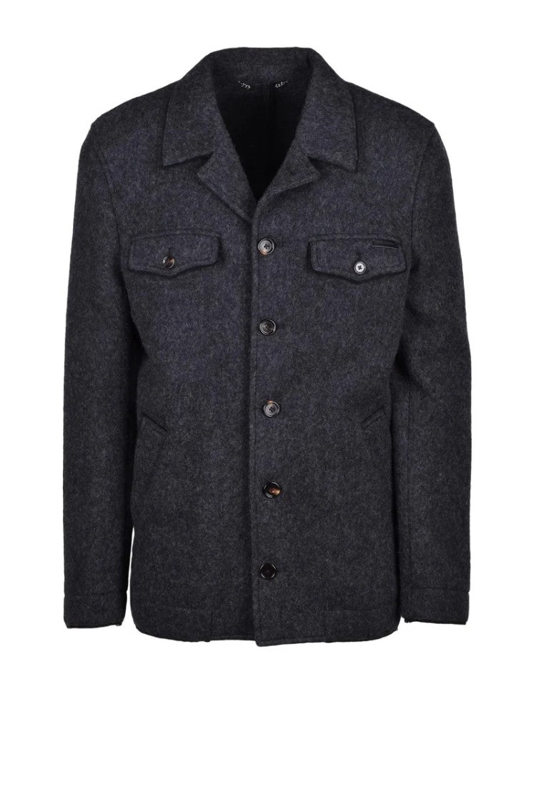 Dolce & Gabbana Wool Coat - Grey