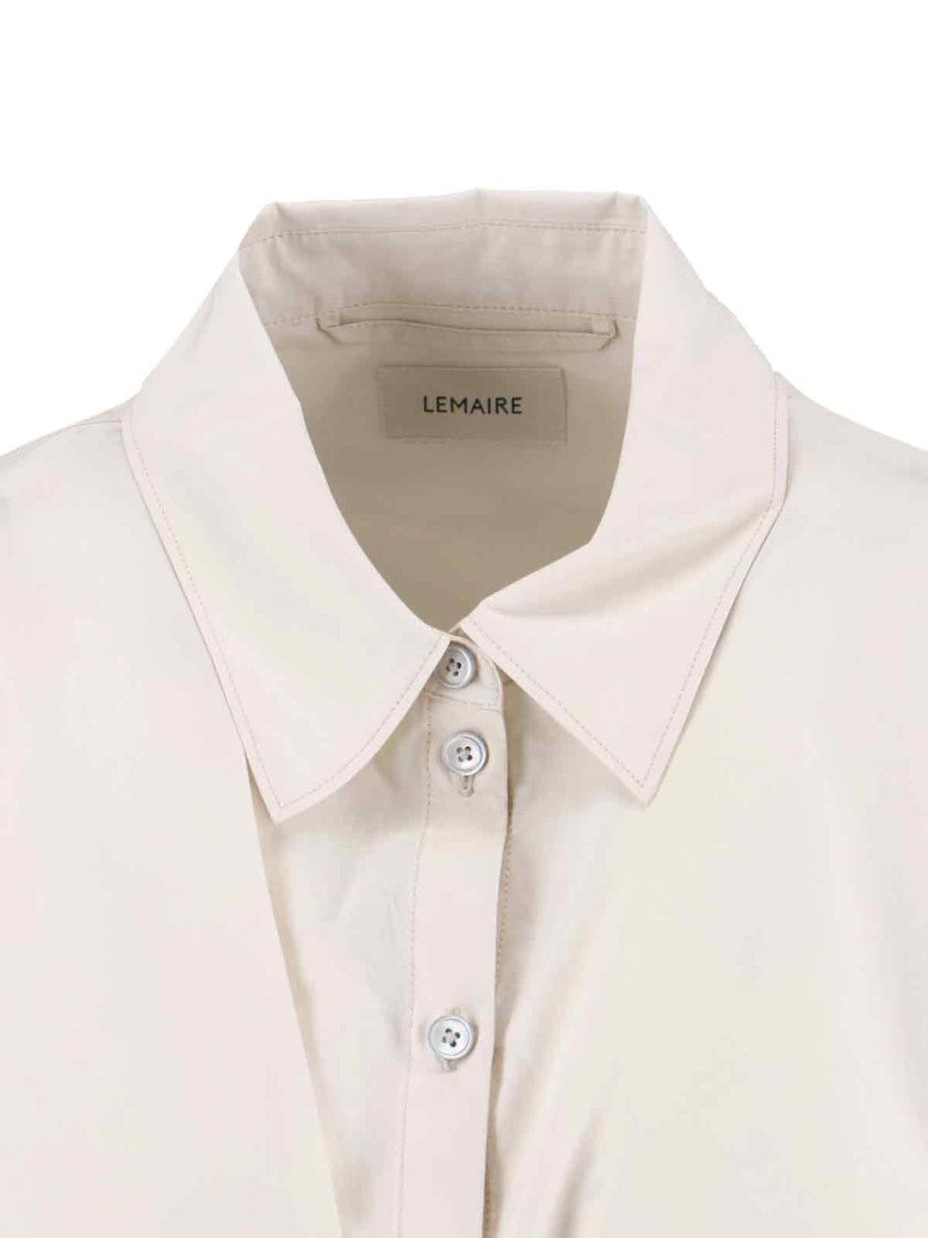 Lemaire Draped Shirt – Cream