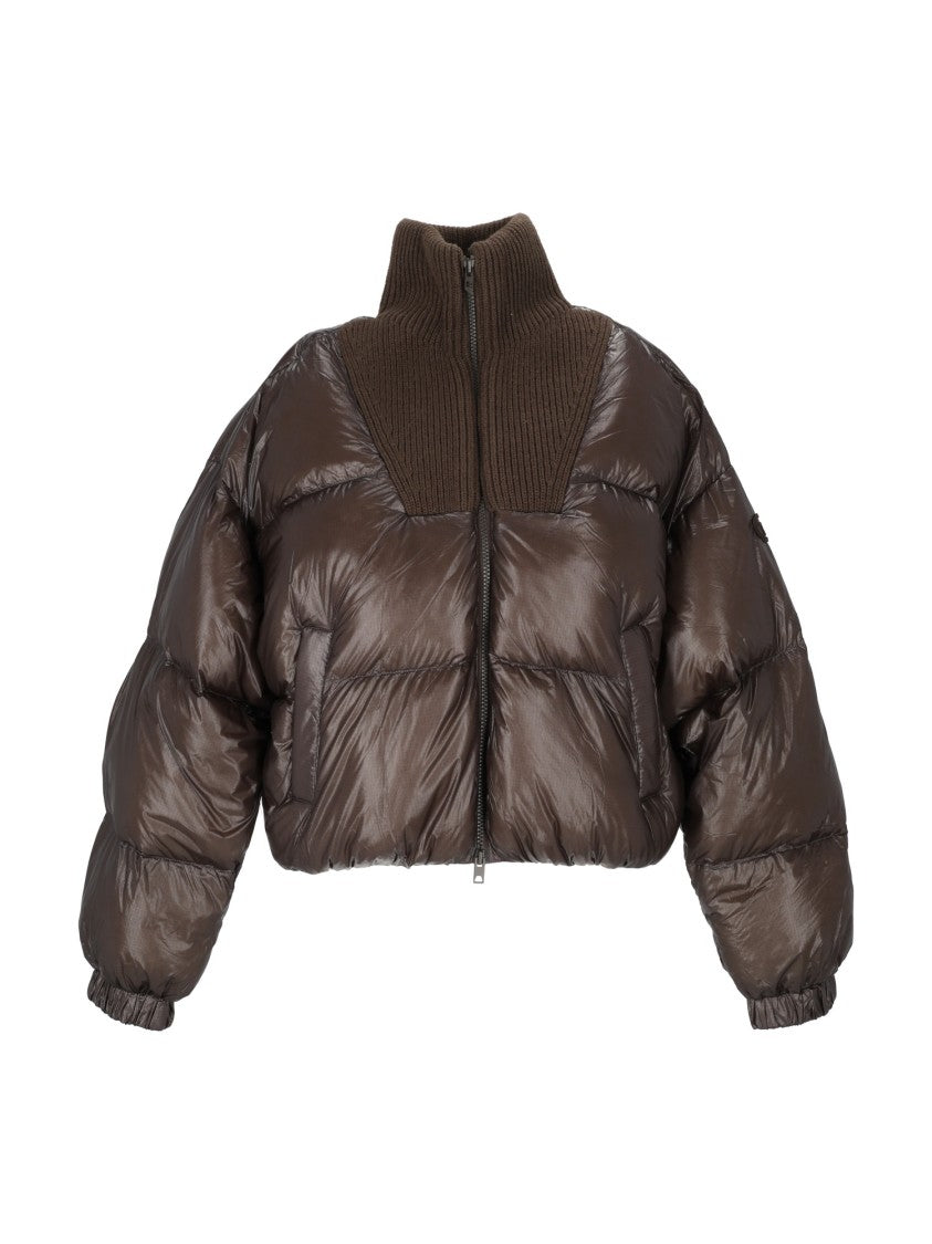 Diesel Cropped Quilted W-Arrior Down Jacket