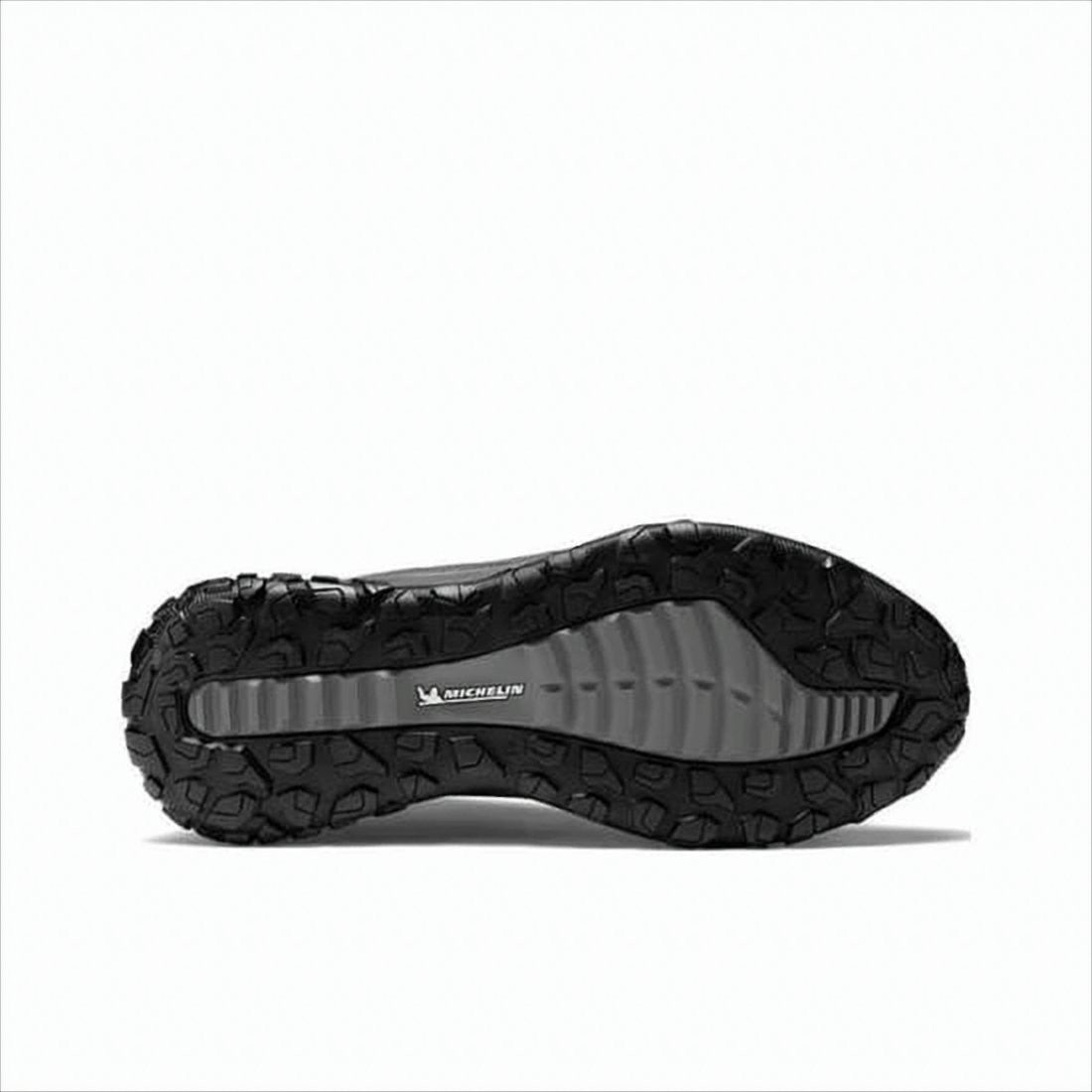 Ecco High-Top Sneakers With Textured Mesh And Rugged Sole