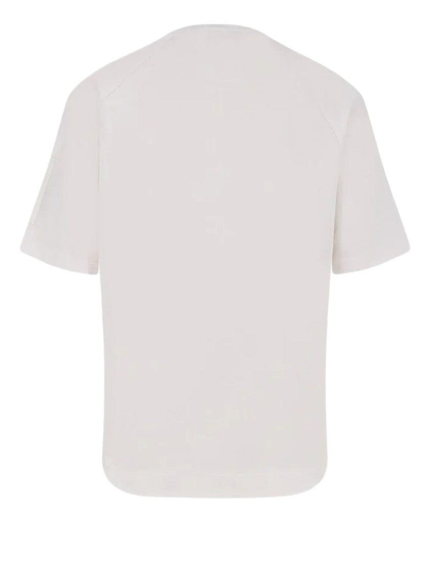 C.P. Company Short-Sleeve Cotton Sweatshirt With Iconic Lens Detail