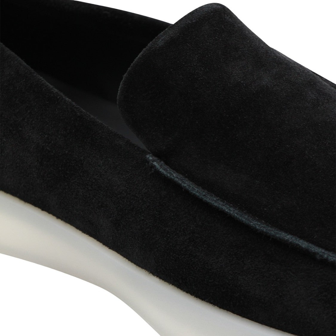 Fear Of God Black Suede Slip-On Sneakers