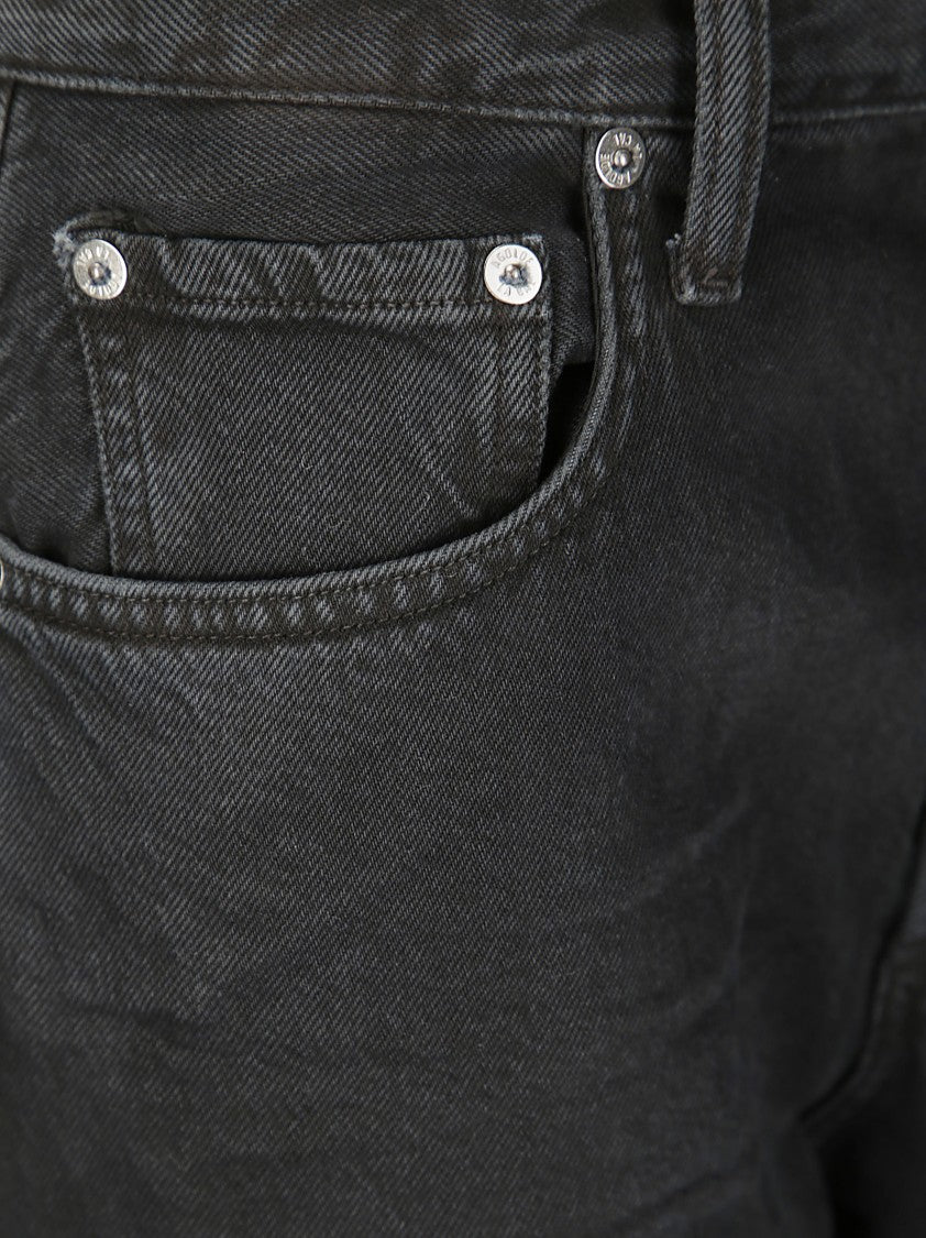 Agolde High-Waisted Baggy Jeans With Button Closure