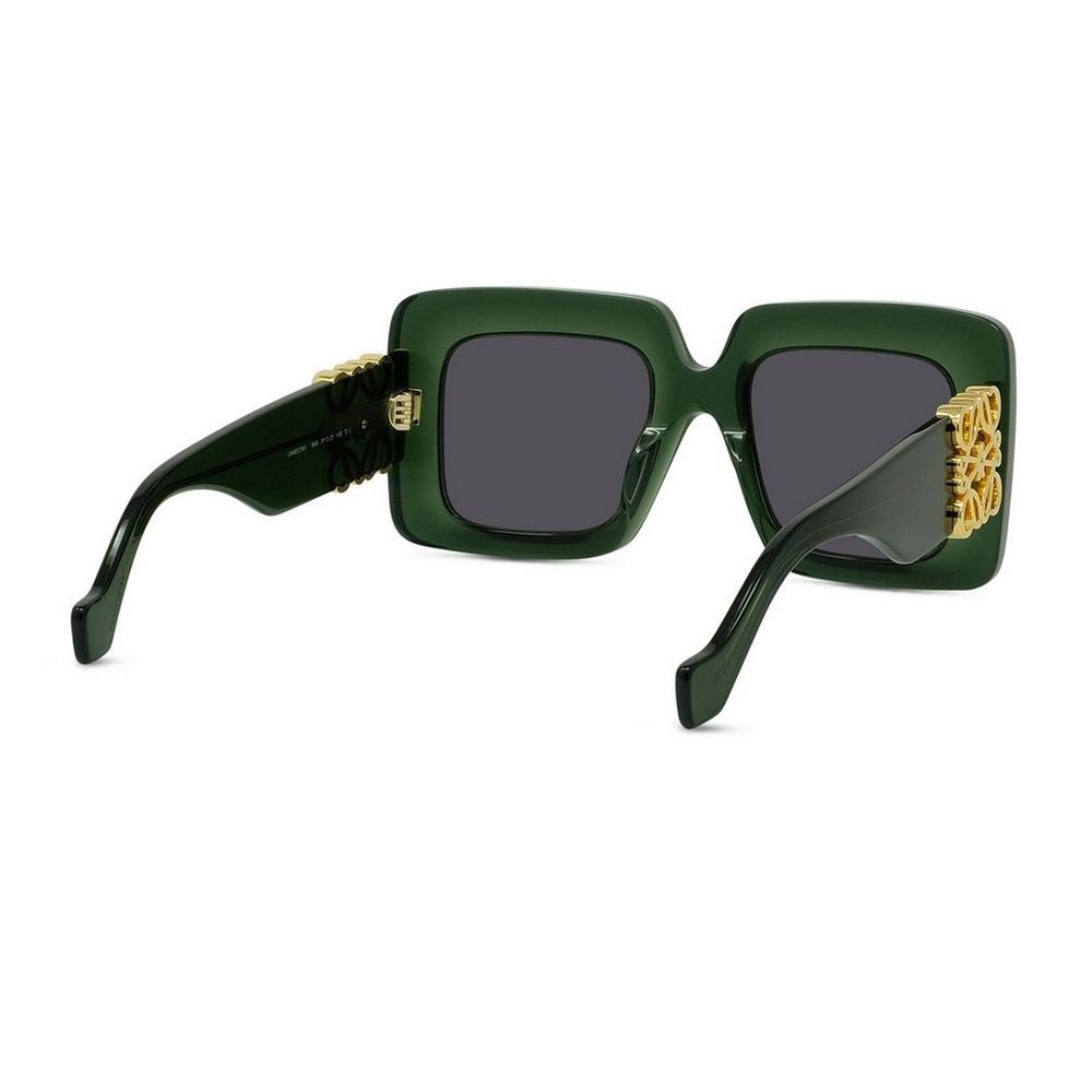 Loewe Anagram Oversized Square Green Acetate Sunglasses