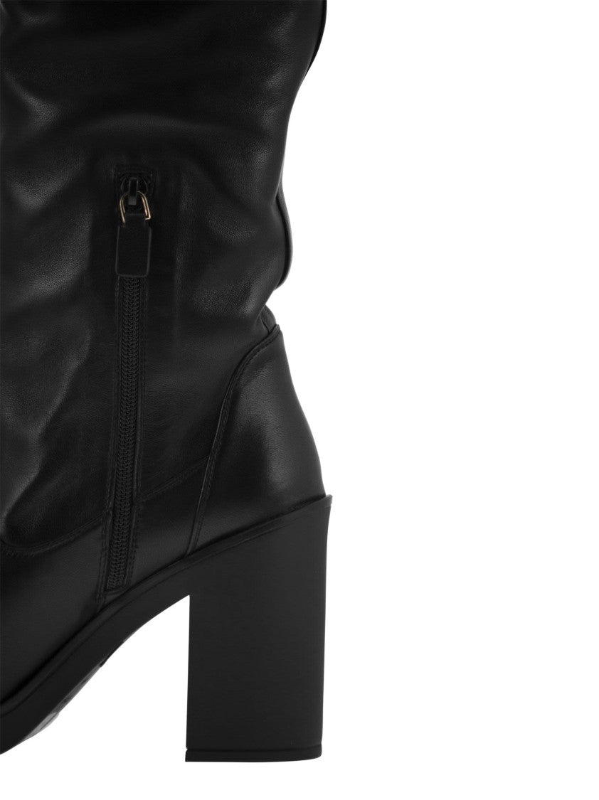 Stuart Weitzman Bethenny 80 - Leather Boot