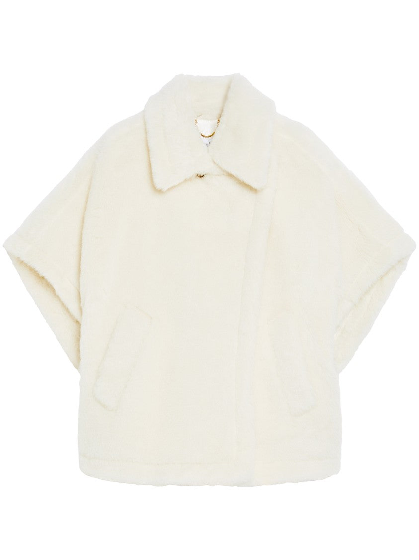Max Mara Boxy Oversized Camel Coat With Short Sleeves