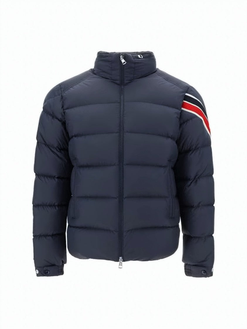 Moncler Quilted Down Jacket With High Collar