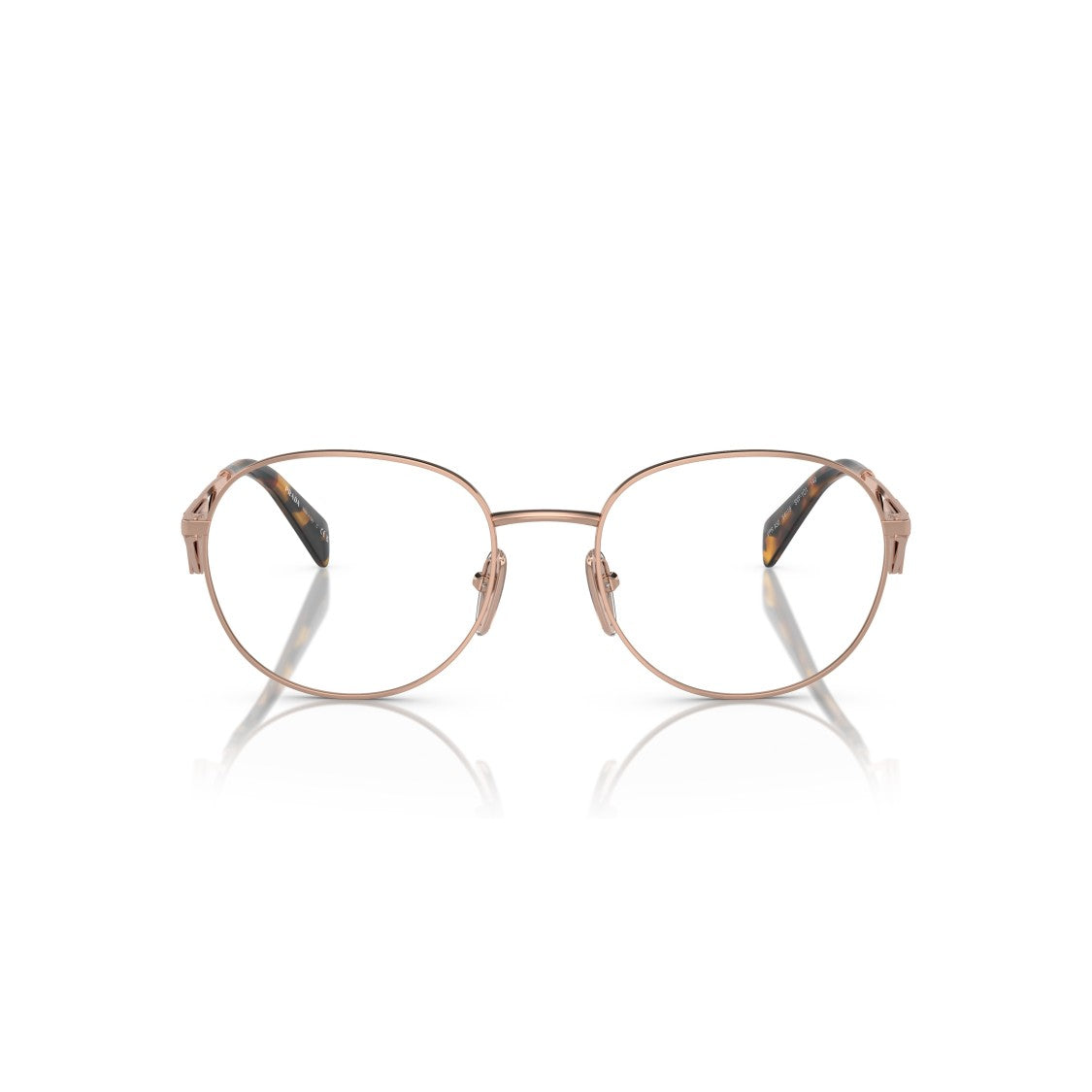 Prada 0Pr A50v Rose Gold Metal Frame Eyeglasses
