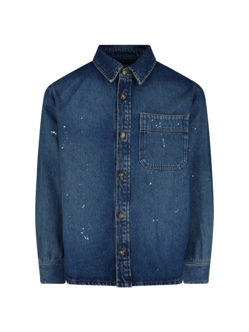 A.P.C. Basil' Denim Shirt – Blue