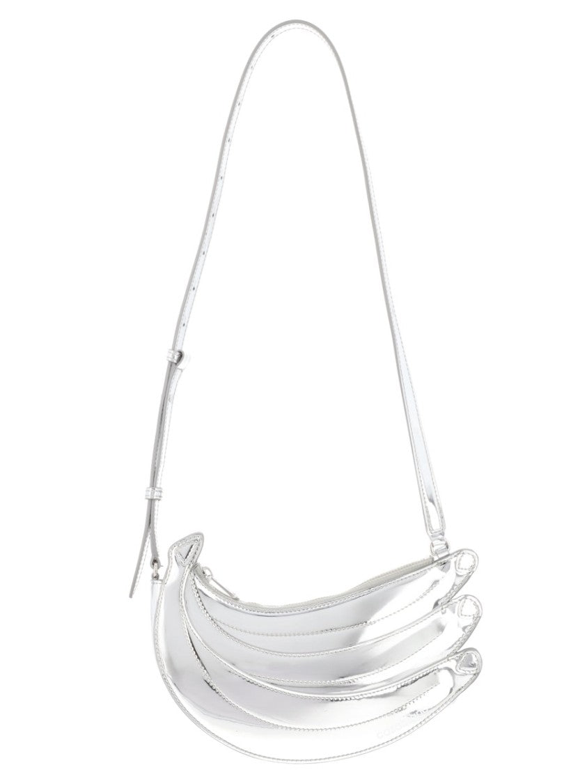 Casablanca Borsa Banana Glossy Curved Shoulder Bag