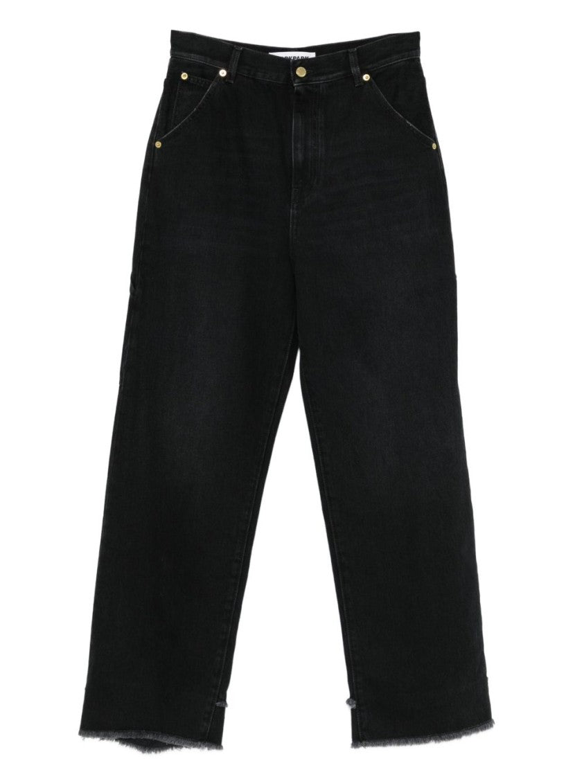 Darkpark Wide-Leg Denim Jeans With High Waist