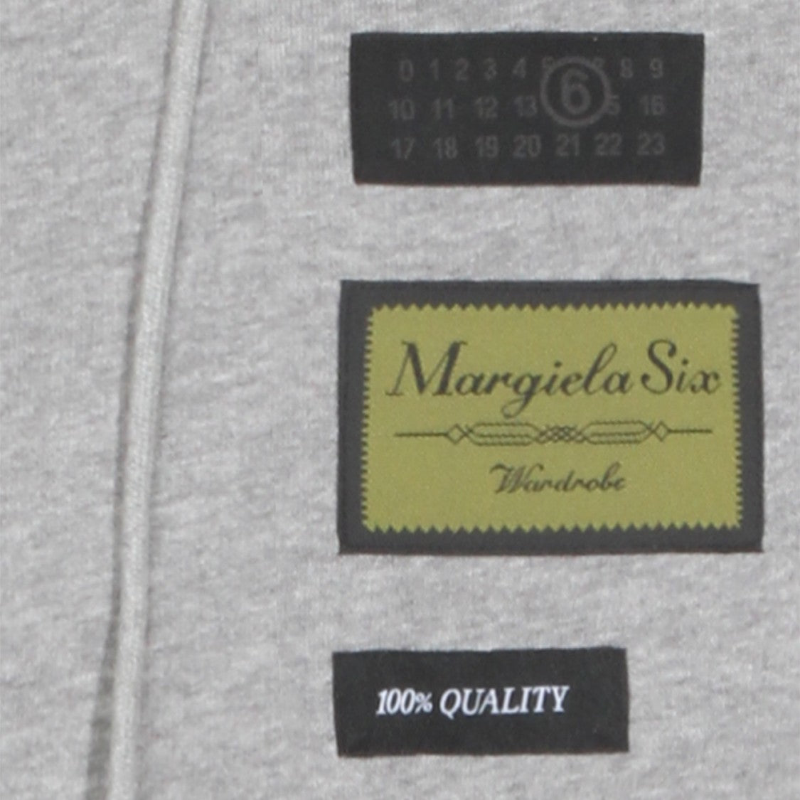Mm6 By Maison Margiela Grey Cotton Sweatshirt