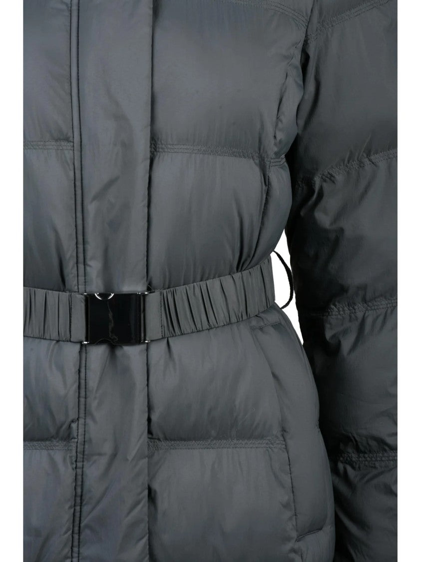 Pennyblack Grey Polyamide Quilted Down Jacket