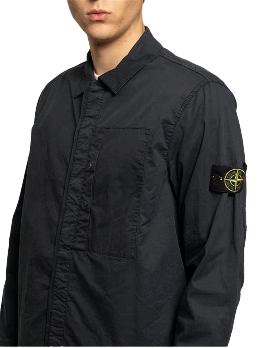 Stone Island Minimalist Long-Sleeve Stone Island Shirt