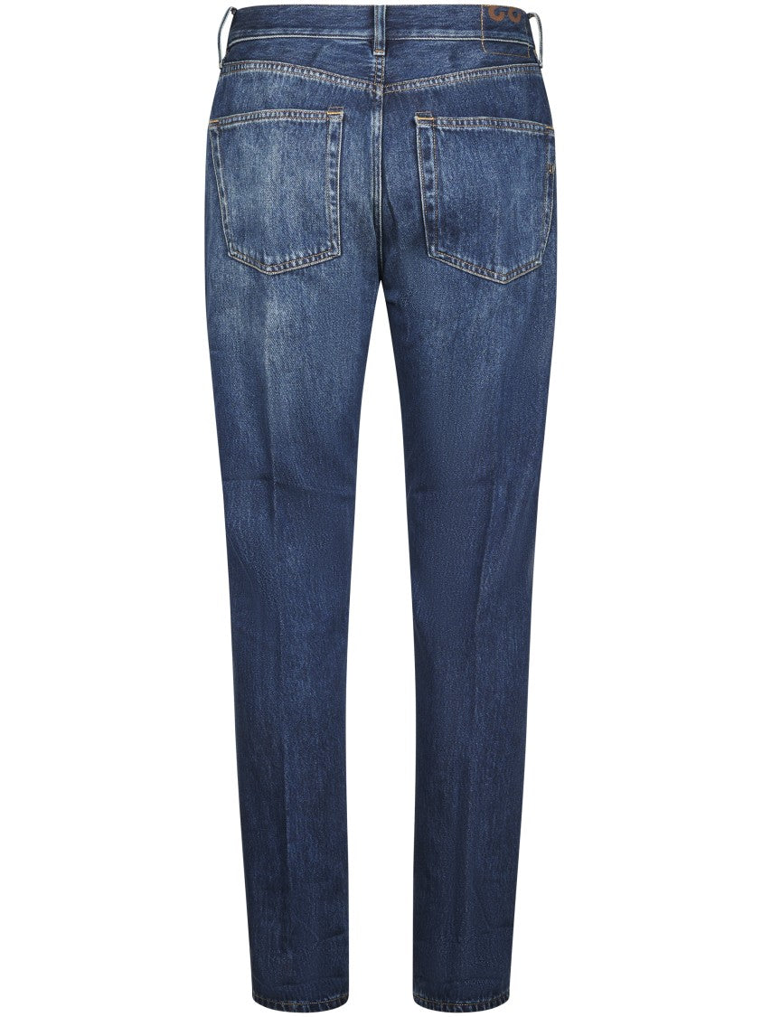 Dondup Blue Icon Slim Fit Five-Pocket Denim Jeans