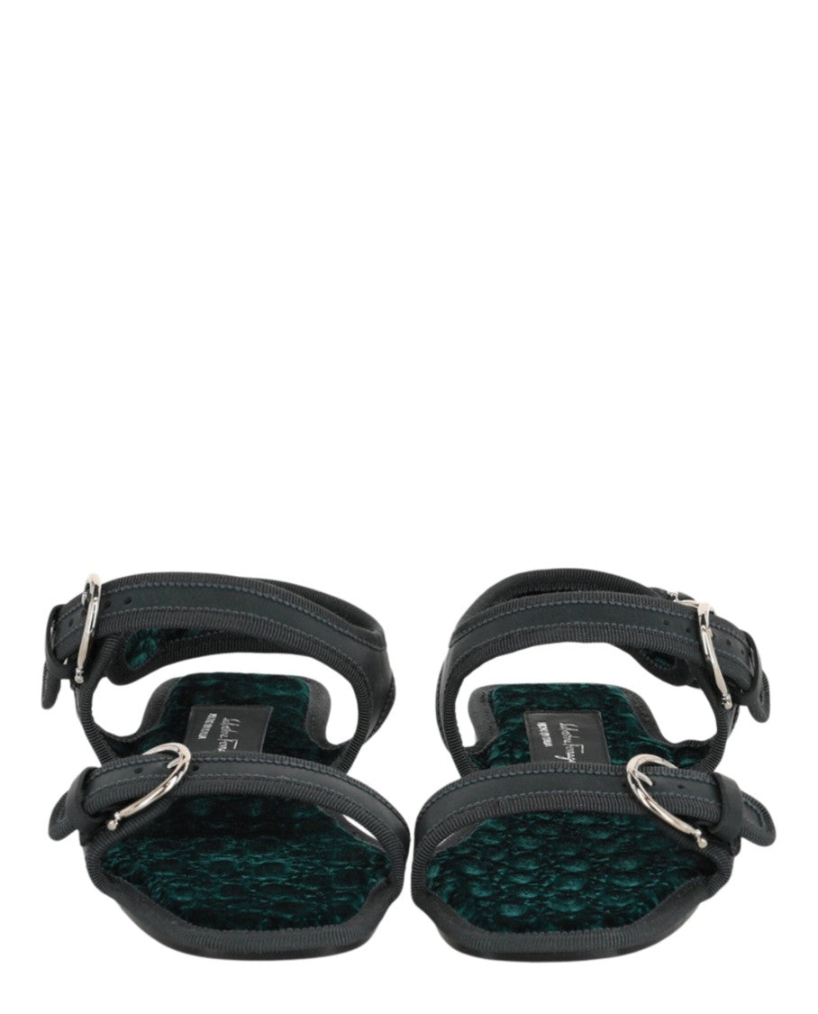 Ferragamo Anteo Gancini Buckle Sandals