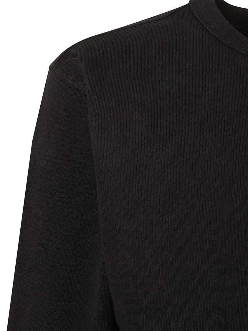 Burberry Classic Black Sweater With Crew Neckline
