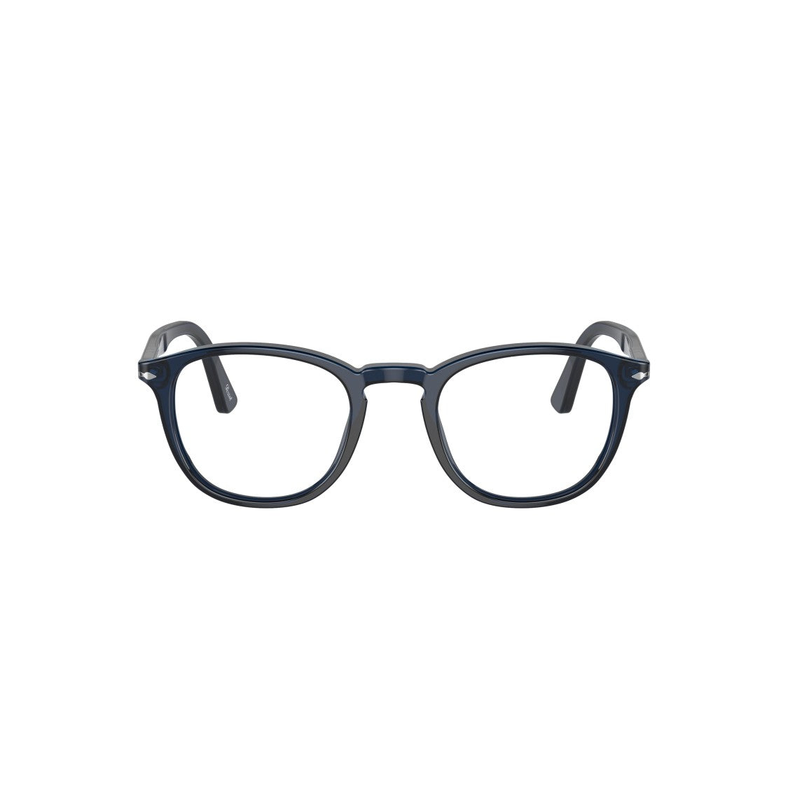Persol 0Po3143v Round Acetate Sunglasses With Metallic Accents