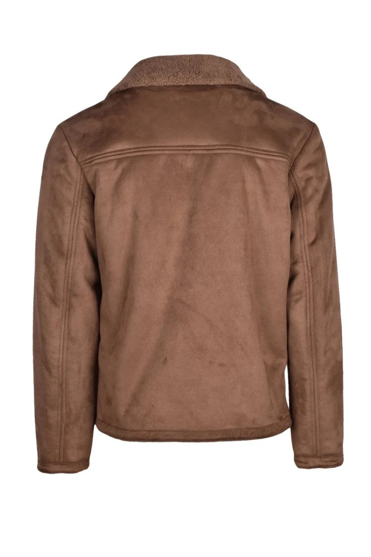 Luca Bertelli Eco Jacket Plush - Brown