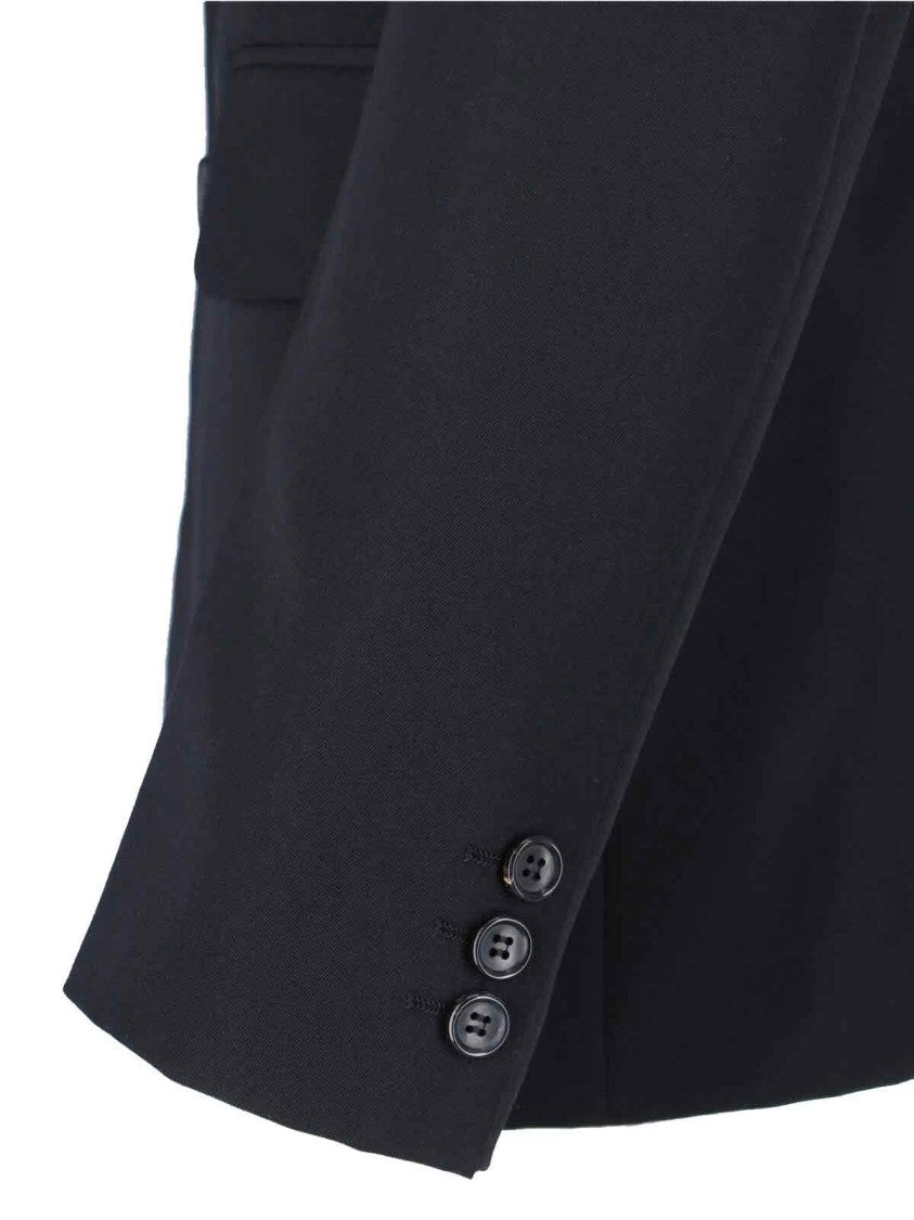 Comme Des Garçons Structured Black Jacket With Minimalist Aesthetic