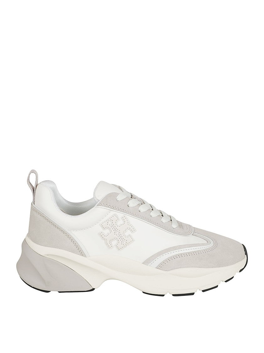 Tory Burch Refined Sneakers With Artful Suede